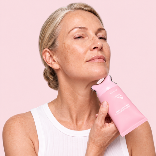 Crema Reafirmante para Cuello con PDRN y Colágeno + Gua Sha
